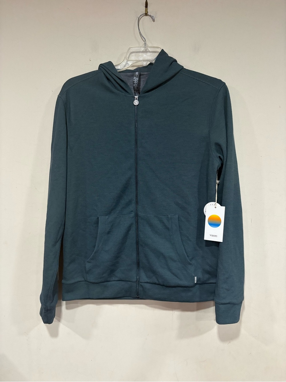 NWT VUORI MENS PERFORMANCE WAFFLE ZIP HOODIE 2.0 SIZE MEDIUM